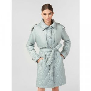 Пальто реглан , размер 52/165, бирюзовый Lo. Цвет: бирюзовый