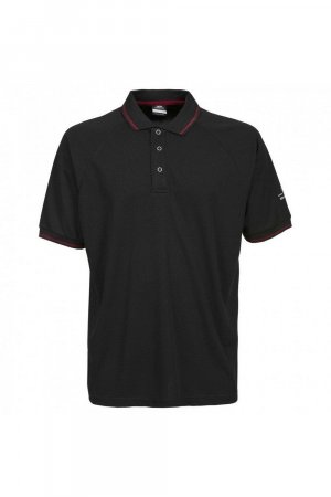 Рубашка поло с короткими рукавами Bonington Active, черный Trespass