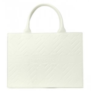 Дорожные и спортивные сумки Pierre Cardin. Цвет: белый