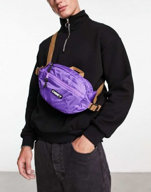 Фиолетовая поясная сумка Commuter Obey