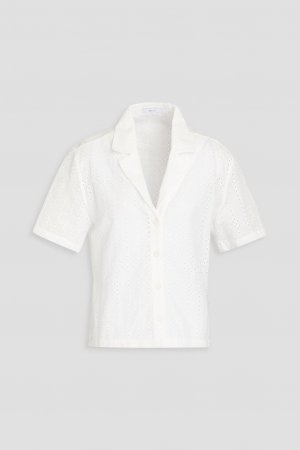 Рубашка Broderie Anglaise из хлопка ONIA, белый Onia