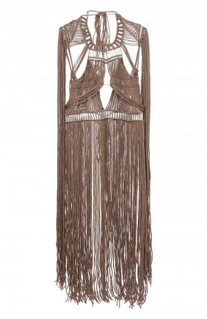 Платье SEYANA. Цвет: коричневый