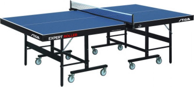 Теннисный стол для помещений Expert Roller CSS Stiga. Цвет: синий