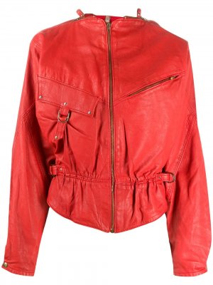 Куртка 1980-х годов на молнии A.N.G.E.L.O. Vintage Cult. Цвет: красный