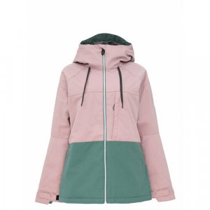 Куртка , размер M, розовый, серый 686. Цвет: розовый/серый