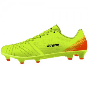 Бутсы футбольные Atemi SD550 MSR, синтетическая кожа, оранжевые, размер 40. Цвет: оранжевый