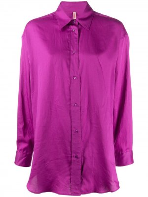 Рубашка с длинными рукавами Indress. Цвет: фиолетовый