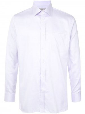 Рубашка на пуговицах Gieves & Hawkes. Цвет: фиолетовый