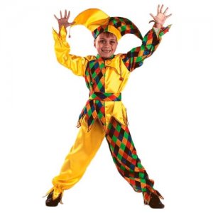 Карнавальный костюм Шут-карамболь Батик