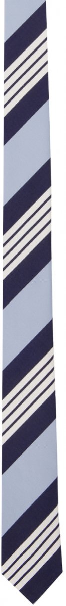 Синий галстук с 4 перекладинами Thom Browne
