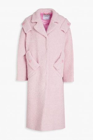 Пальто букле из шерсти альпаки , розовый Moschino