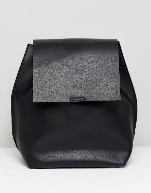 Черный легкий рюкзак Street Level. Цвет: черный