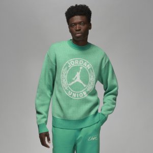 Джемпер X Union, зеленый/белый Nike Jordan