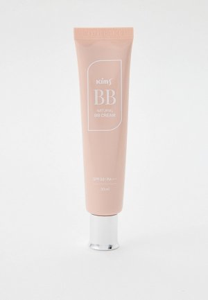 BB-Крем Kims Natural BB Cream, SPF 50+, тон 21, светло-бежевый, 30 мл. Цвет: бежевый