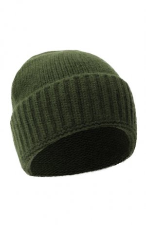 Кашемировая шапка Moorer. Цвет: зелёный