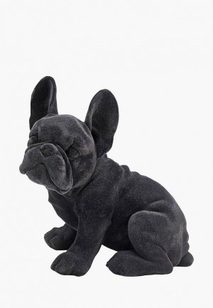Фигурка декоративная KARE Design Bulldog, коллекция Бульдог. Цвет: черный