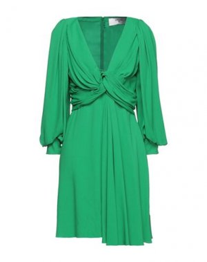 Короткое платье CELINE. Цвет: зеленый