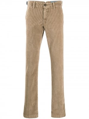 Вельветовые брюки чинос Bobby Comfort Jacob Cohen. Цвет: коричневый