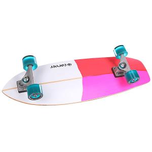 Скейт круизер C7 Firefly Complete White/Pink/Red 9.5 x 30.25 (76.8 см) Carver. Цвет: белый,розовый,красный