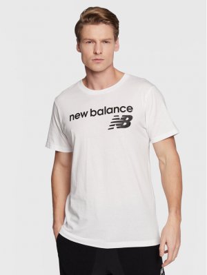 Футболка спортивного кроя , белый New Balance