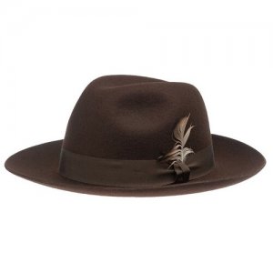 Шляпа, размер 60, коричневый Christys. Цвет: коричневый