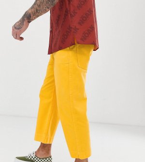 Укороченные джинсы с широкими штанинами темно-желтого цвета -Желтый Noak
