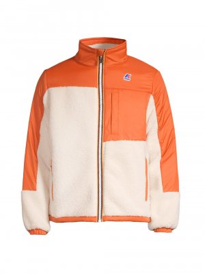 Unisex Куртка Nersev Orsetto на молнии, оранжевый K-Way