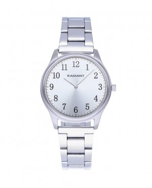 Женские стальные часы Rex 34 мм RA574201 с серебряным ремешком , серебро Radiant