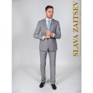 Мужской костюм SLAVA ZAITSEV. Цвет: светло-серый/серый