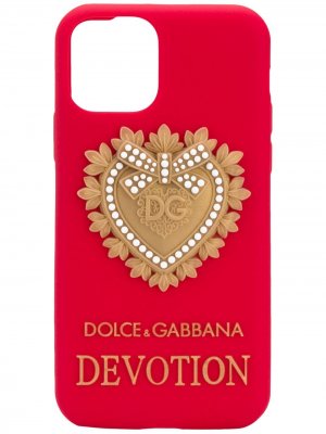 Чехол Devotion для iPhone 11 Pro Dolce & Gabbana. Цвет: красный