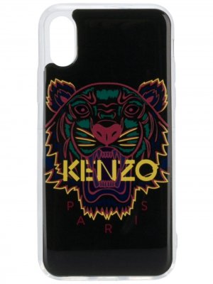 Чехол для iPhone X/XS Icon Tiger Kenzo. Цвет: черный