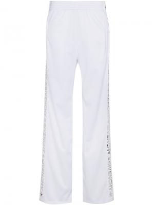Спортивные брюки с полоской логотипом по бокам Givenchy