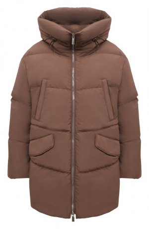 Утепленная куртка Moorer. Цвет: коричневый