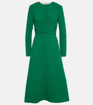 Платье миди elta из крепа, зеленый Emilia Wickstead