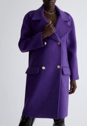 Пальто LIU JO. Цвет: фиолетовый
