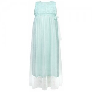Платье для девочки AE99076 цвет мятный 8 лет Aletta. Цвет: зеленый