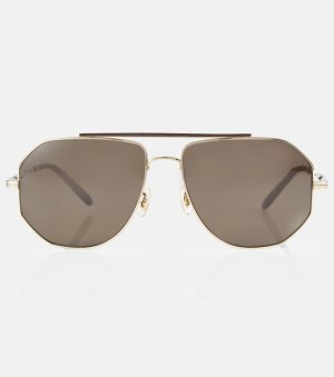 Солнцезащитные очки-авиаторы , золотой Brunello Cucinelli