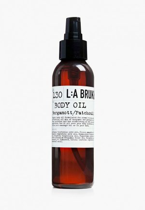 Масло для тела La Bruket 130 BERGAMOT/PATCHOULI body oil, 120 мл. Цвет: прозрачный
