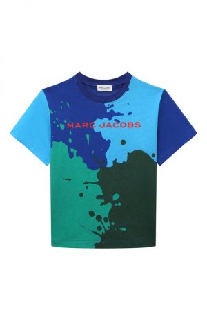 Хлопковая футболка MARC JACOBS (THE). Цвет: разноцветный