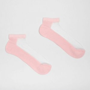 Носки , размер 23, розовый Minaku. Цвет: розовый