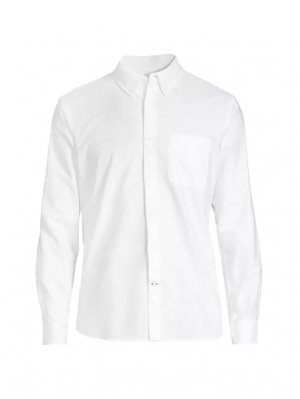 Оксфордская рубашка приталенного кроя , белый Club Monaco