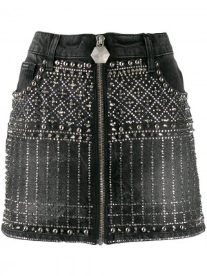 Джинсовая юбка Gothic Philipp Plein