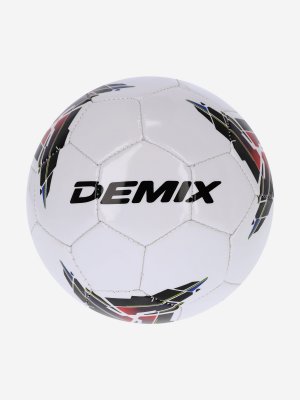 Мяч футбольный сувенирный, Белый Demix. Цвет: белый