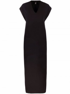 Платье макси с рукавами кап Thom Krom. Цвет: черный