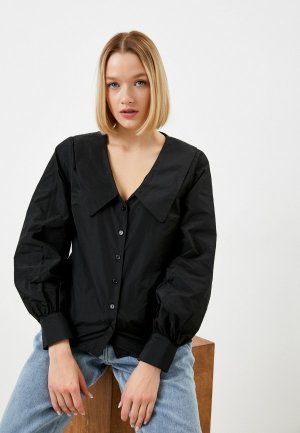 Блуза Topshop. Цвет: черный