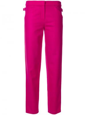 Прямые брюки Roseanna. Цвет: розовый и фиолетовый