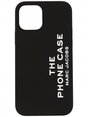 Чехол для iPhone 12 с логотипом Marc Jacobs. Цвет: черный