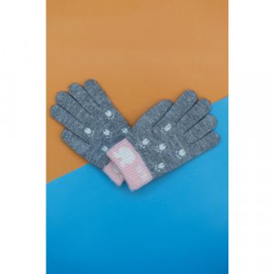 Перчатки , размер 4-6 лет, мультиколор Lucky Bear. Цвет: микс/серый