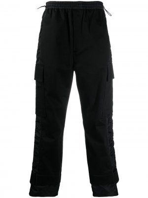 Спортивные брюки с атласными полосками MCM. Цвет: черный