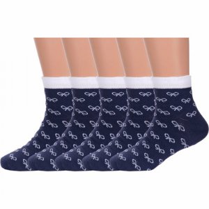 Носки 5 пар, размер 16, синий PARA socks. Цвет: синий